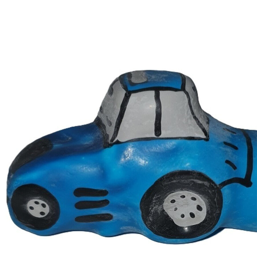 Imagen que nos facilita CONDOMERIE de su producto erótico CONDOMERIE - PRESERVATIVO DECORATIVO PINTADO A MANO TRACTOR AZUL XL para nuestra categoría "PRESERVATIVOS |Preservativos Divertidos".