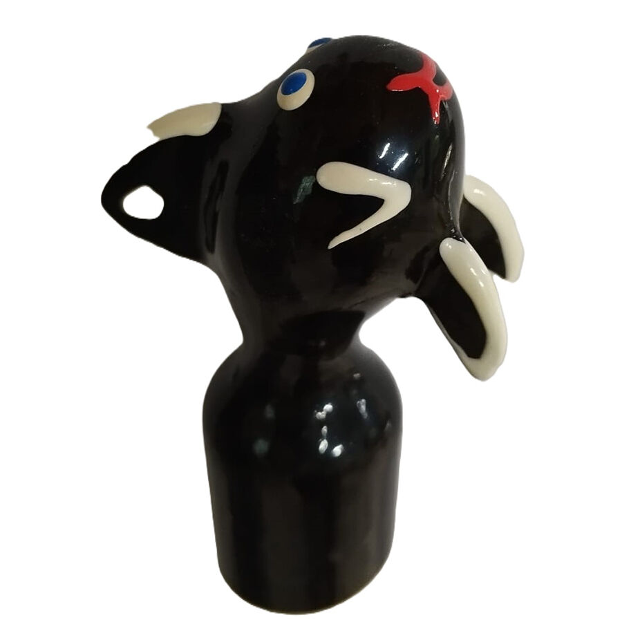 Imagen que nos facilita CONDOMERIE de su producto erótico CONDOMERIE - PRESERVATIVO DECORATIVO PINTADO A MANO ORCA AMABLE XL para nuestra categoría "PRESERVATIVOS |Preservativos Divertidos".