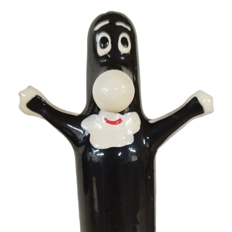 Imagen que nos facilita CONDOMERIE de su producto erótico CONDOMERIE - PRESERVATIVO DECORATIVO PINTADO A MANO TÍTERE FELIZ XL para nuestra categoría "PRESERVATIVOS |Preservativos Divertidos".