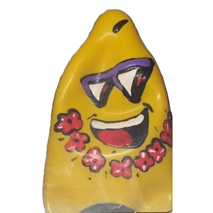Imagen que nos facilita CONDOMERIE de su producto erótico CONDOMERIE - PRESERVATIVO DECORATIVO PINTADO A MANO FRIKI TIKI XL para nuestra categoría "PRESERVATIVOS |Preservativos Divertidos".