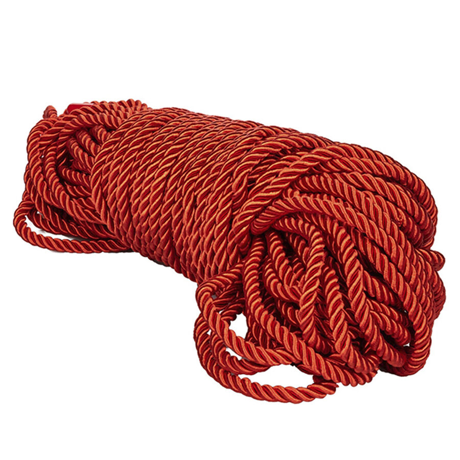 Imagen que nos facilita CALEXOTICS de su producto erótico CALEXOTICS - SCANDAL CUERDA BDSM ROJA 30 M para nuestra categoría "BDSM & BONDAGE |Bondage|Cuerdas".