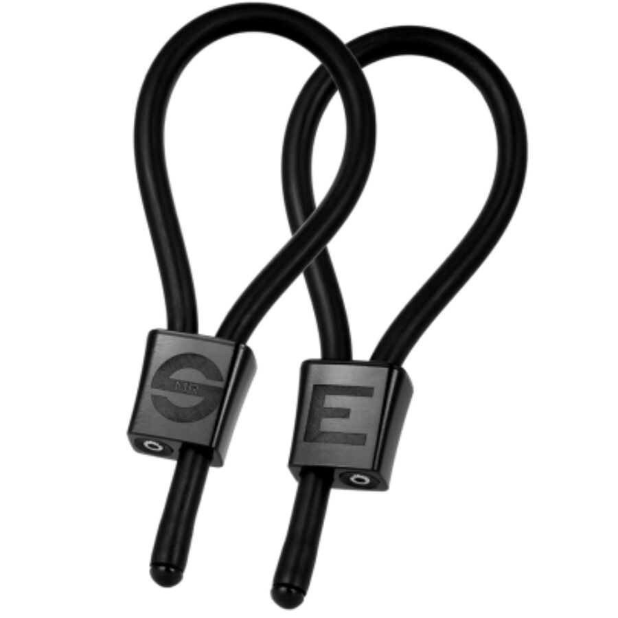 Imagen que nos facilita ELECTRASTIM de su producto erótico ELECTRASTIM - PRESTIGE ELECTRA LOOPS ANILLOS DE PENE AJUSTABLES NEGRO para nuestra categoría "BDSM & BONDAGE |Artículos BDSM|Electroestimulación BDSM".