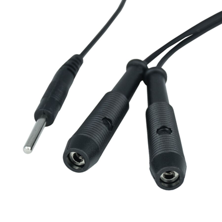 Imagen que nos facilita ELECTRASTIM de su producto erótico ELECTRASTIM - CABLE COMBINADOR DE TRES FASES para nuestra categoría "BDSM & BONDAGE |Artículos BDSM|Electroestimulación BDSM".