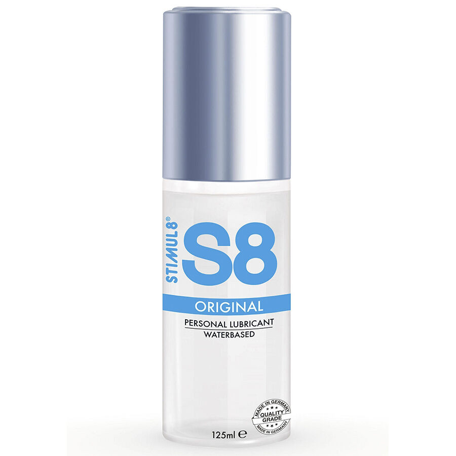 Imagen que nos facilita STIMUL8 de su producto erótico STIMUL8 - S8 LUBRICANTE EN BASE AGUA 125 ML para nuestra categoría "DROGUERÍA |Lubricantes|Base Agua".