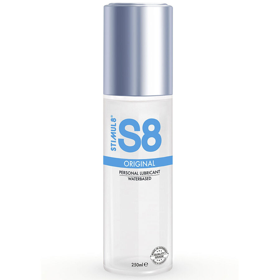 Imagen que nos facilita STIMUL8 de su producto erótico STIMUL8 - S8 LUBRICANTE EN BASE AGUA 250 ML para nuestra categoría "DROGUERÍA |Lubricantes|Base Agua".