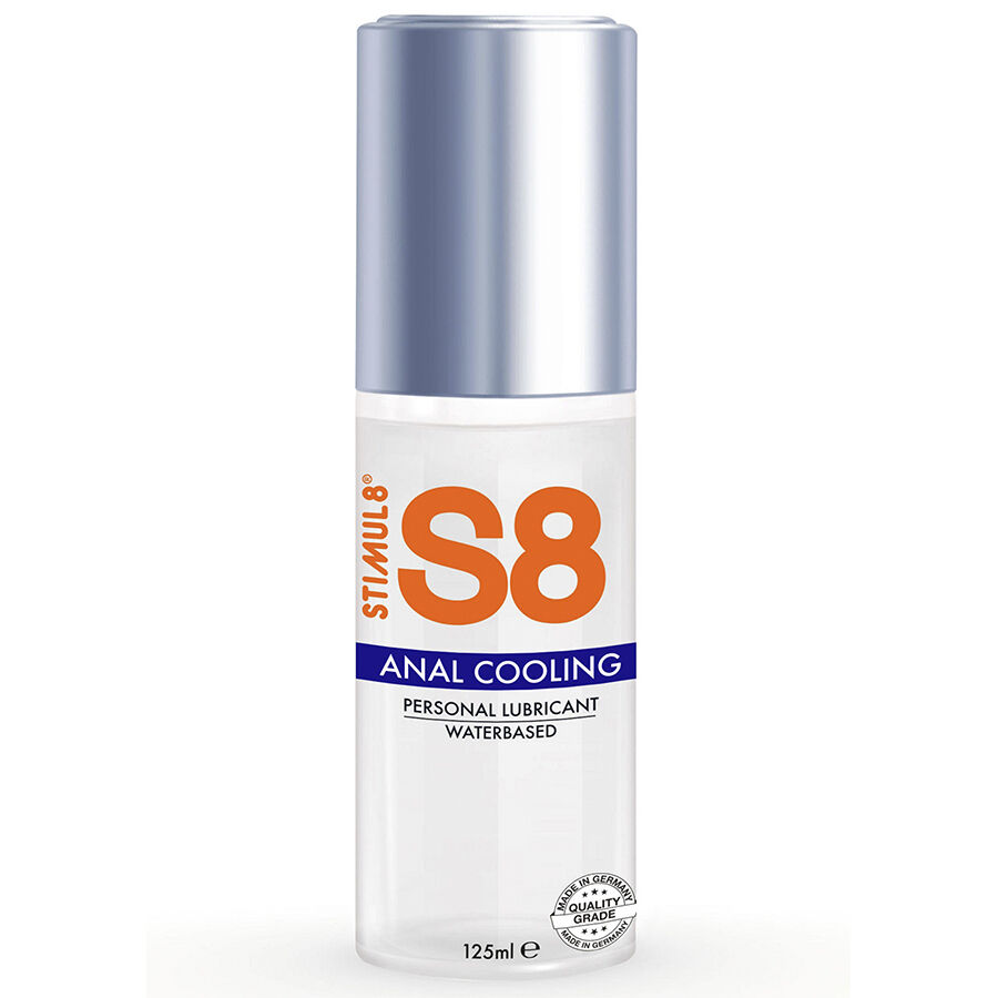 Imagen que nos facilita STIMUL8 de su producto erótico STIMUL8 - S8 LUBRICANTE ANAL EFECTO FRÍO 125 ML para nuestra categoría "DROGUERÍA |Lubricantes|Efecto Frío".