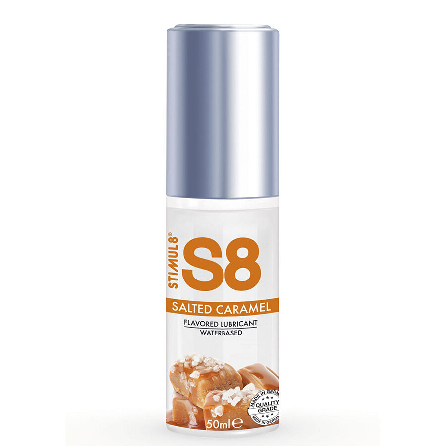 Imagen que nos facilita STIMUL8 de su producto erótico STIMUL8 - S8 LUBRICANTE DE CARAMELO SALADO 50 ML para nuestra categoría "DROGUERÍA |Lubricantes|Con deliciosos Sabores".