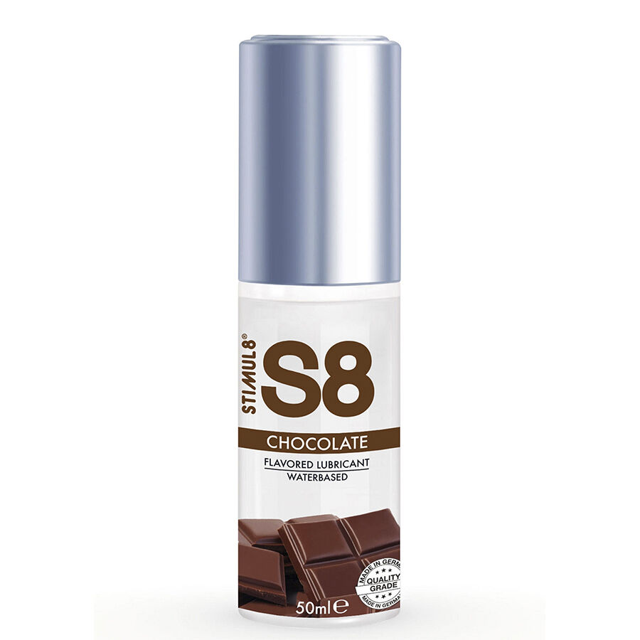 Imagen que nos facilita STIMUL8 de su producto erótico STIMUL8 - S8 LUBRICANTE DE CHOCOLATE 50 ML para nuestra categoría "DROGUERÍA |Lubricantes|Con deliciosos Sabores".