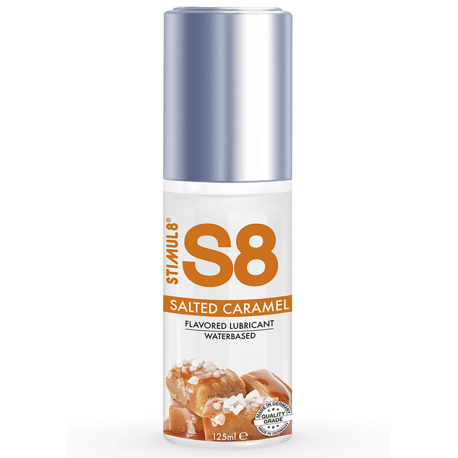 Imagen que nos facilita STIMUL8 de su producto erótico STIMUL8 - S8 LUBRICANTE DE CARAMELO SALADO 125 ML para nuestra categoría "DROGUERÍA |Lubricantes|Con deliciosos Sabores".