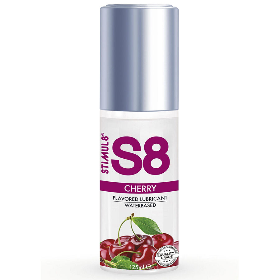 Imagen que nos facilita STIMUL8 de su producto erótico STIMUL8 - S8 LUBRICANTE DE CEREZA 125 ML para nuestra categoría "DROGUERÍA |Lubricantes|Con deliciosos Sabores".