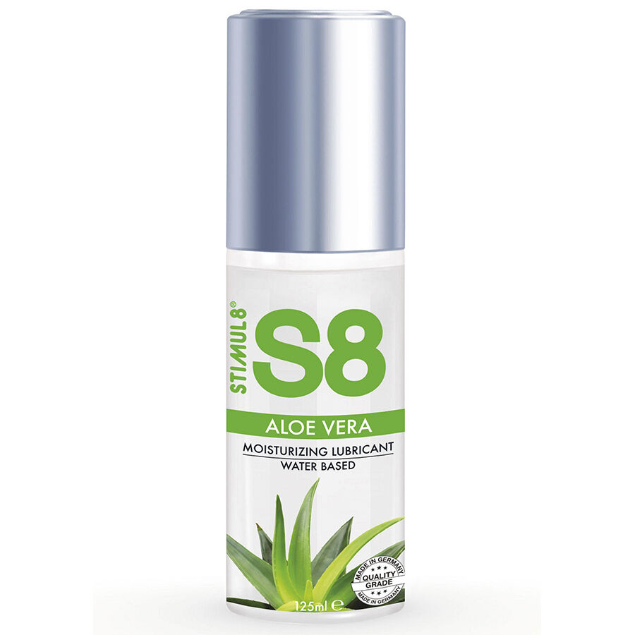 Imagen que nos facilita STIMUL8 de su producto erótico STIMUL8 - S8 LUBRICANTE ALOE VERA 125 ML para nuestra categoría "DROGUERÍA |Lubricantes|Con deliciosos Sabores".