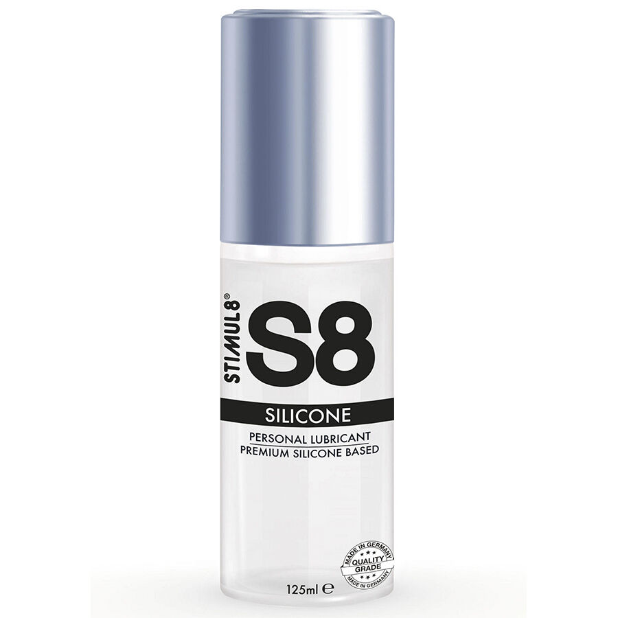 Imagen que nos facilita STIMUL8 de su producto erótico STIMUL8 - S8 LUBRICANTE SILICONA 125 ML para nuestra categoría "DROGUERÍA |Lubricantes|Base Silicona".