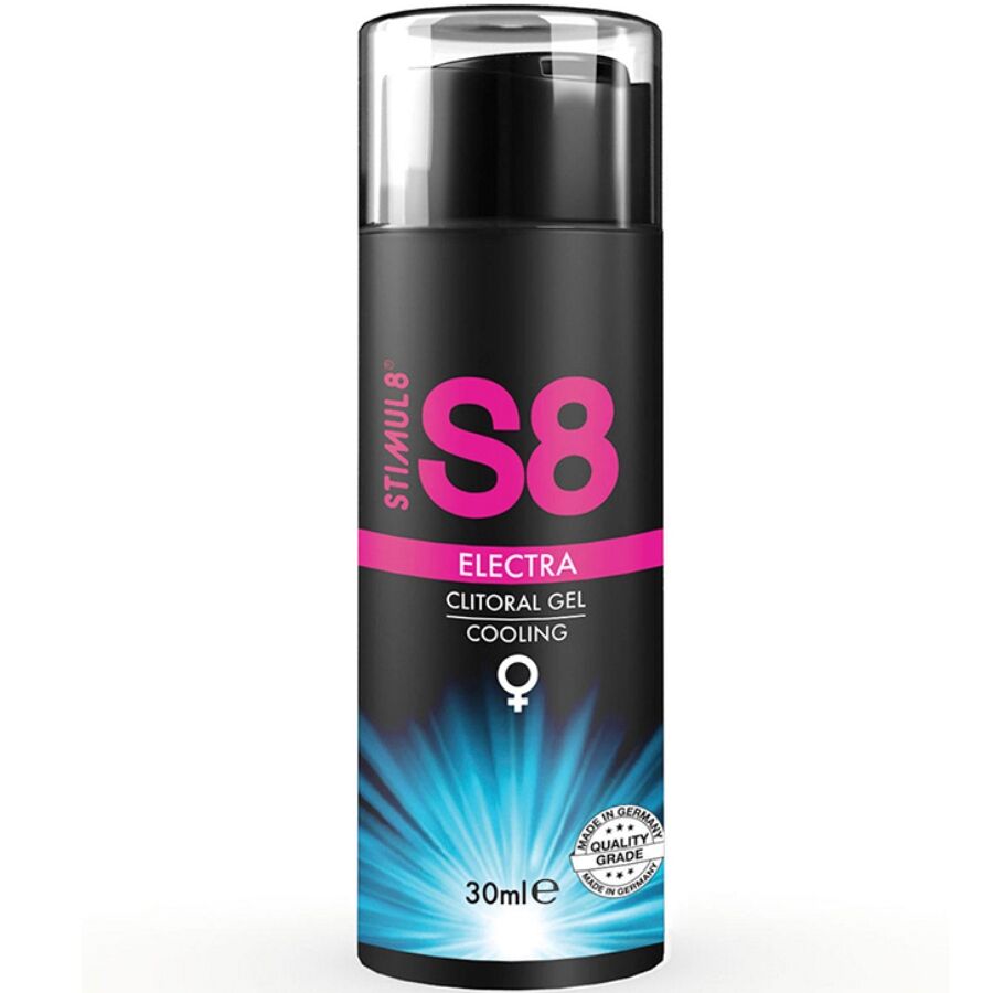 Imagen que nos facilita STIMUL8 de su producto erótico STIMUL8 - S8 ELECTRA GEL ESTIMULADOR DE CLÍTORIS EFECTO FRÍO 30 ML para nuestra categoría "DROGUERÍA |Estimulantes para Ellas|Intensificador Orgasmos".