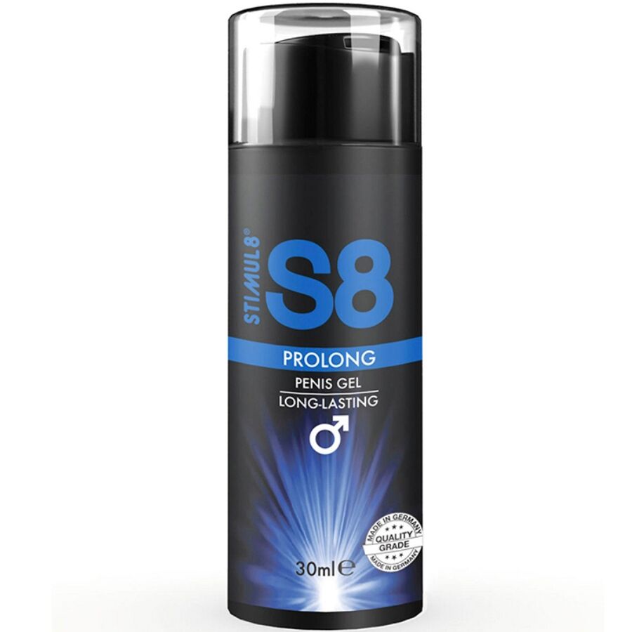 Imagen que nos facilita STIMUL8 de su producto erótico STIMUL8 - S8 PROLONG GEL PARA EL PENE 30 ML para nuestra categoría "DROGUERÍA |Estimulantes para Ellos|Aumento del pene".