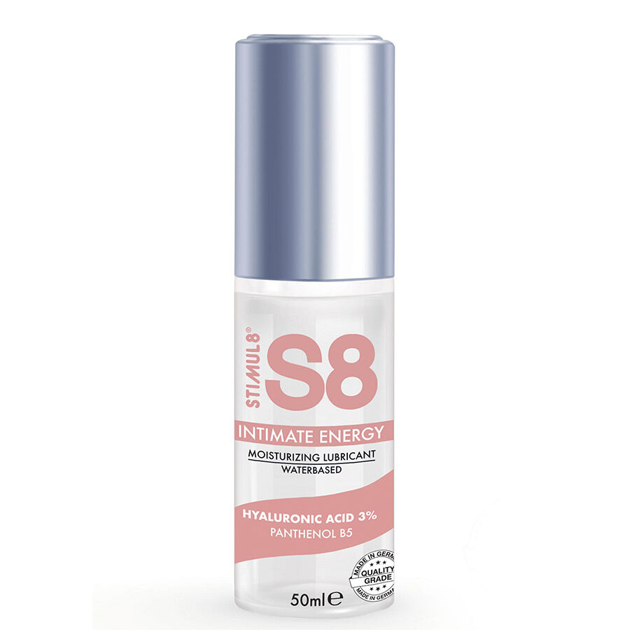Imagen que nos facilita STIMUL8 de su producto erótico STIMUL8 - S8 INTIMATE ENERGY LUBRICANTE HIALURÓN 50 ML para nuestra categoría "DROGUERÍA |Lubricantes|Base Agua".