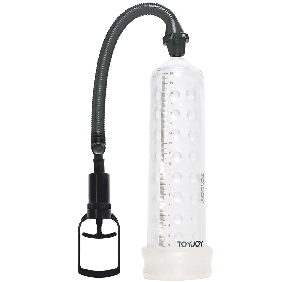Imagen que nos facilita TOYJOY de su producto erótico TOYJOY - BOMBA DE MASAJE PODEROSA CON MANGA TRANSPARENTE para nuestra categoría "JUGUETES BIENESTAR |Juguetes para Hombres|Accesorios para el pene|Bomba Alargadora Pene".
