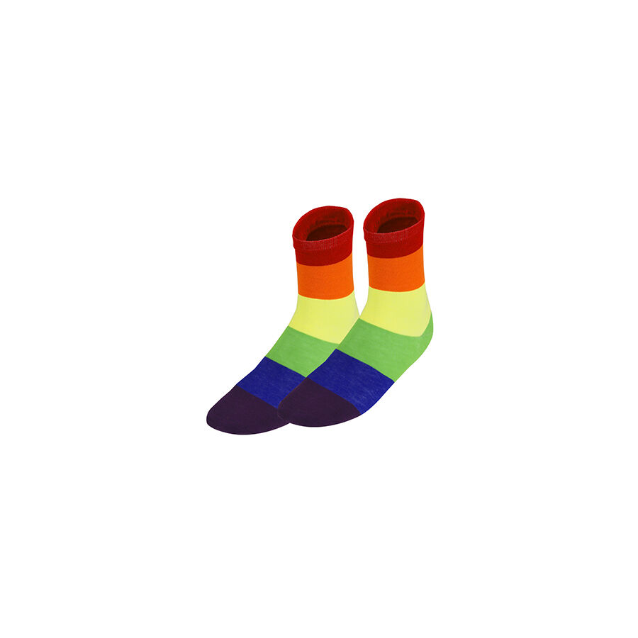 Imagen que nos facilita PRIDE de su producto erótico PRIDE - CALCETINES LGTB TALLA S/M para nuestra categoría "ARTÍCULOS VARIOS|Articulos divertidos|Complementos".