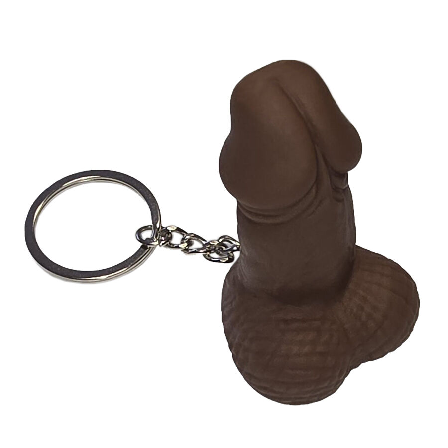 Imagen que nos facilita DIABLO PICANTE de su producto erótico DIABLO PICANTE - SILBATO LLAVERO CON FORMA DE PENE MULATO para nuestra categoría "ARTÍCULOS VARIOS|Articulos divertidos".