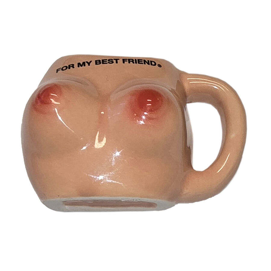 Imagen que nos facilita DIABLO PICANTE de su producto erótico DIABLO PICANTE - IMÁN DE PECHOS EN TAZA CERÁMICA “FOR MY BEST FRIEND” para nuestra categoría "ARTÍCULOS VARIOS|Articulos divertidos".