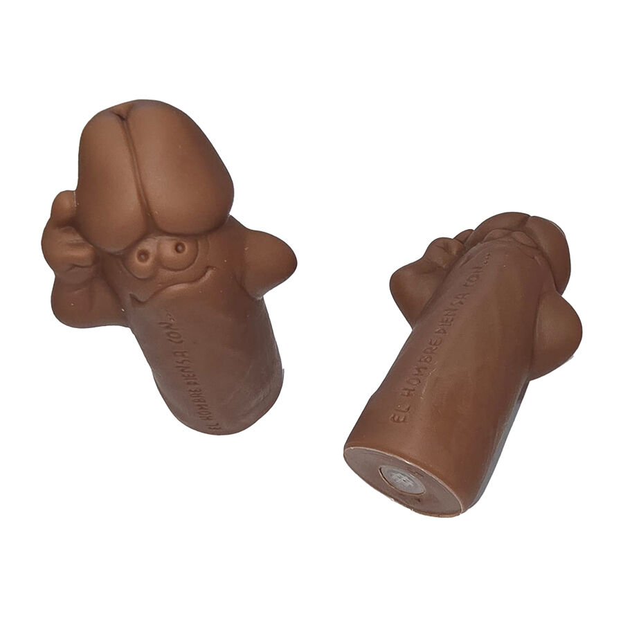 Imagen que nos facilita DIABLO PICANTE de su producto erótico DIABLO PICANTE - SILBATO CON FORMA DE PENE COLOR MULATO para nuestra categoría "ARTÍCULOS VARIOS|Articulos divertidos".