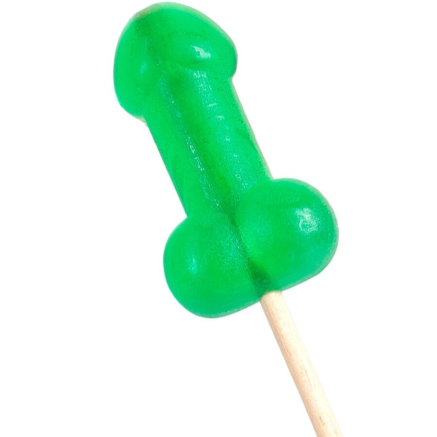 Imagen que nos facilita SECRETPLAY COSMETIC de su producto erótico SECRETPLAY - PIRULETA PENE CARAMELO MENTA CON EFECTO FRÍO para nuestra categoría "ARTÍCULOS VARIOS|Dulces|Golosinas Divertidas".