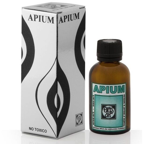 Imagen que nos facilita EROS-ART de su producto erótico APIUM Gotas 30 ml – Complemento Alimenticio Natural con Vitaminas y Extractos Vegetales para Energía y Vitalidad para nuestra categoría "DROGUERÍA |Complementos Alimenticios|Gotas Amor".