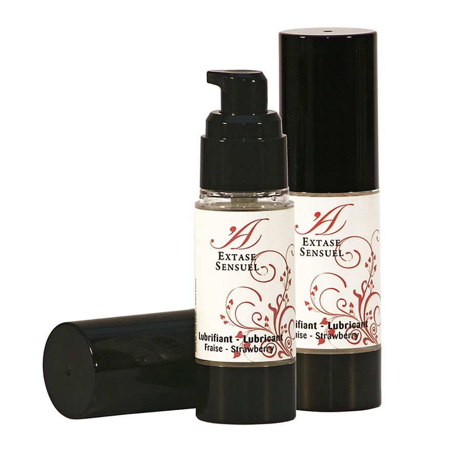 Imagen que nos facilita EXTASE SENSUAL de su producto erótico EXTASE SENSUAL - LUBRICANTE FRESA 30 ML para nuestra categoría "DROGUERÍA |Lubricantes|Con deliciosos Sabores".