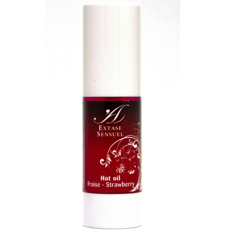 Imagen que nos facilita EXTASE SENSUAL de su producto erótico EXTASE SENSUAL - ACEITE ESTIMULANTE CALOR FRESA 30 ML para nuestra categoría "DROGUERÍA |Para Masajes|Con efecto calor".