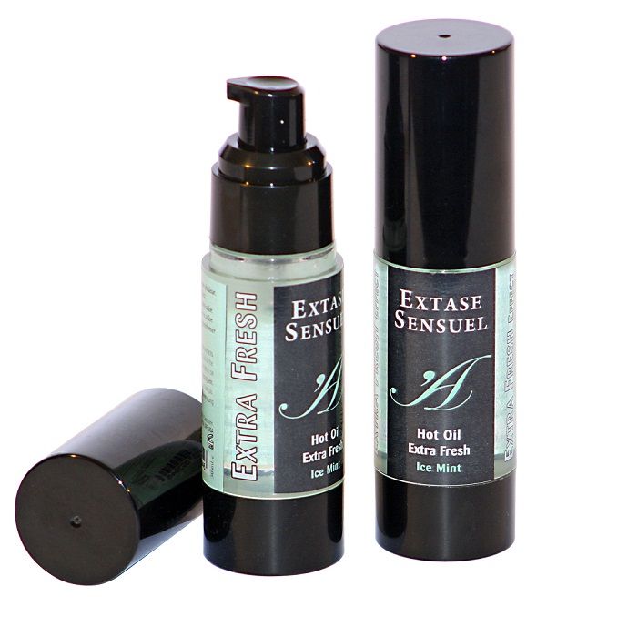 Imagen que nos facilita EXTASE SENSUAL de su producto erótico EXTASE SENSUAL - ACEITE MASAJE EFECTO EXTRA FRESH HIELO 30 ML para nuestra categoría "DROGUERÍA |Para Masajes|Con efecto calor".