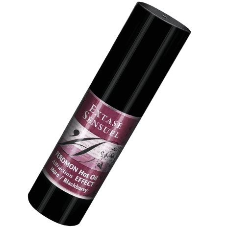 Imagen que nos facilita EXTASE SENSUAL de su producto erótico EXTASE SENSUAL - ACEITE MASAJE EFECTO CALOR CON FEROMONAS MORA 30 ML para nuestra categoría "DROGUERÍA |Para Masajes|Con efecto calor".