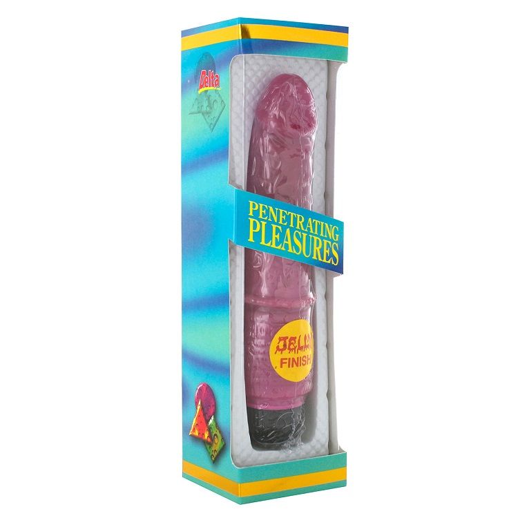 Imagen que nos facilita SEVEN CREATIONS de su producto erótico SEVEN CREATIONS - JELLY LILA VIBRATOR FLEX para nuestra categoría "JUGUETES BIENESTAR |Dildos sin Vibración|Penes realisticos".