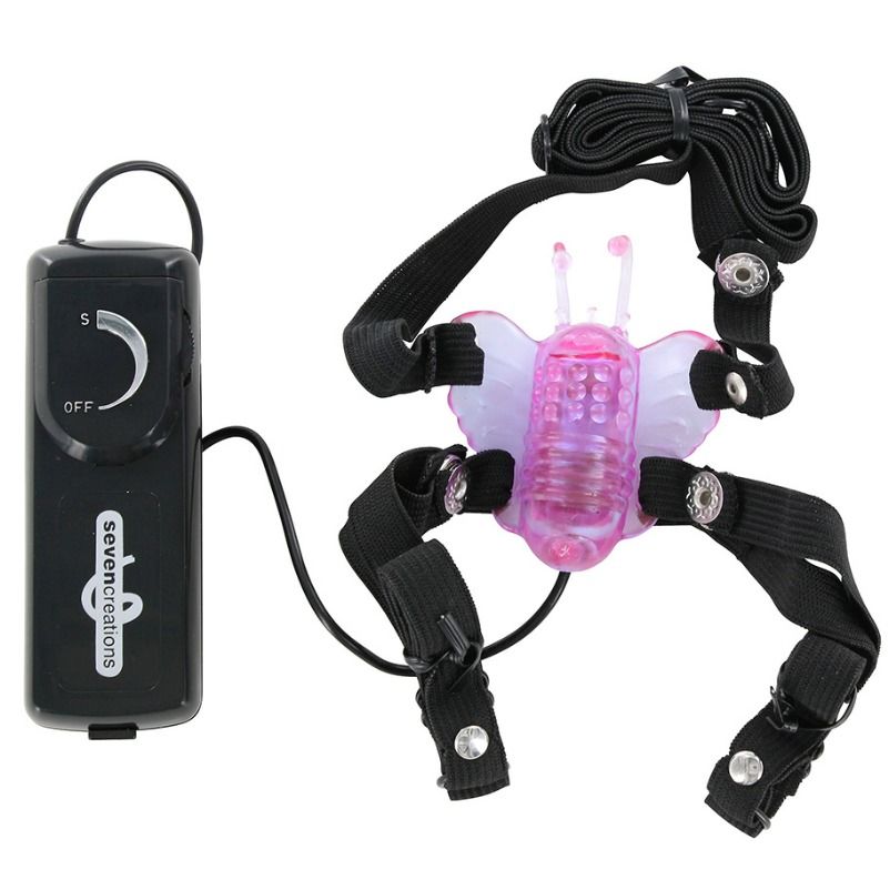 Imagen que nos facilita SEVEN CREATIONS de su producto erótico SEVEN CREATIONS - BUTTERFLY STIMULATOR CON VIBRACIÓN para nuestra categoría "JUGUETES BIENESTAR |Juguetes para Mujeres|Estimuladores|Para Clítoris".
