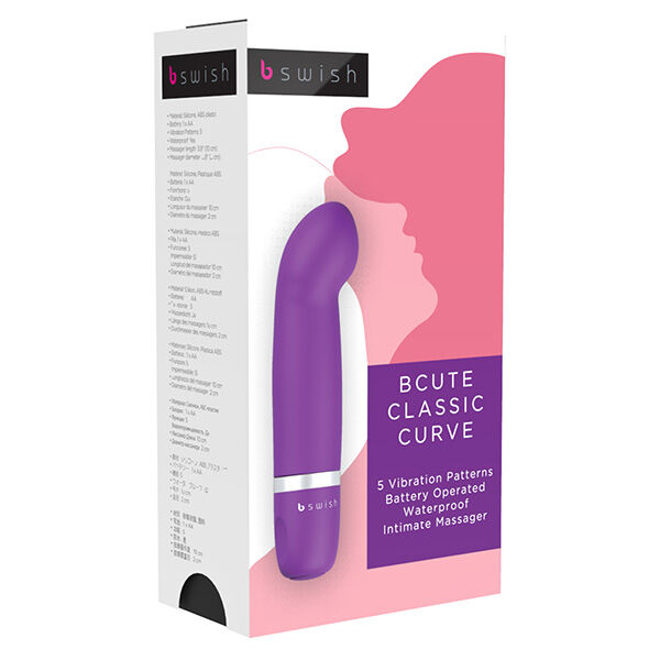 Imagen que nos facilita B SWISH de su producto erótico B SWISH - BCUTE CLASSIC CURVE para nuestra categoría "JUGUETES BIENESTAR |Vibradores|Vibradores Punto G".