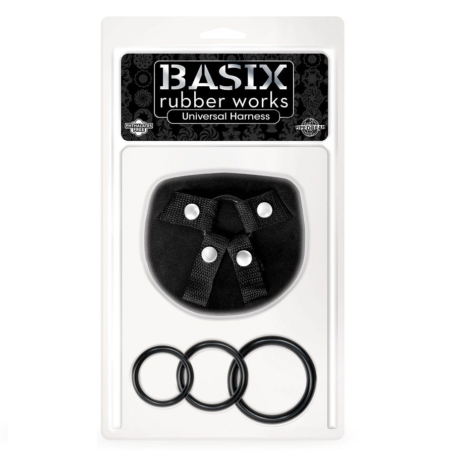 Imagen que nos facilita BASIX de su producto erótico BASIX - RUBBER WORKS ARNÉS UNIVERSAL para nuestra categoría "JUGUETES BIENESTAR |Dildos sin Vibración|Penes realisticos".