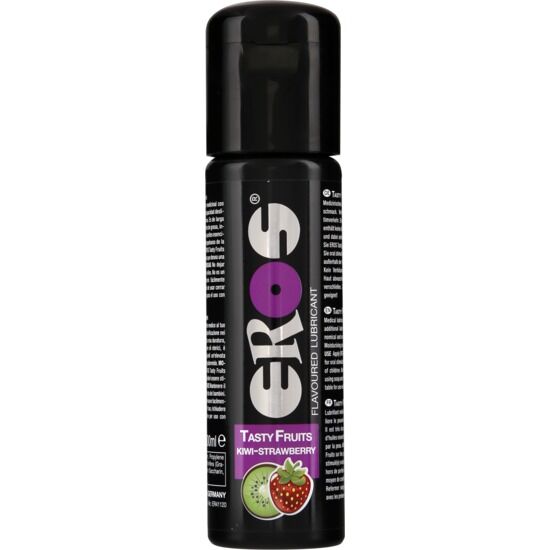 Imagen que nos facilita EROS CLASSIC LINE de su producto erótico EROS - TASTY FRUITS LUBRICANTE FRESA Y KIWI 100 ML para nuestra categoría "DROGUERÍA |Lubricantes|Con deliciosos Sabores".