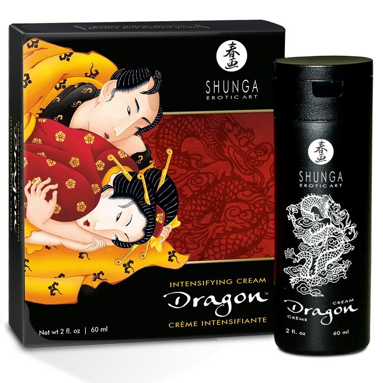 Imagen que nos facilita SHUNGA APHRODISIACS de su producto erótico SHUNGA - DRAGÓN CREMA POTENCIADORA DE ERECCIÓN para nuestra categoría "DROGUERÍA |Estimulantes para Ellos|Aumento Erección".