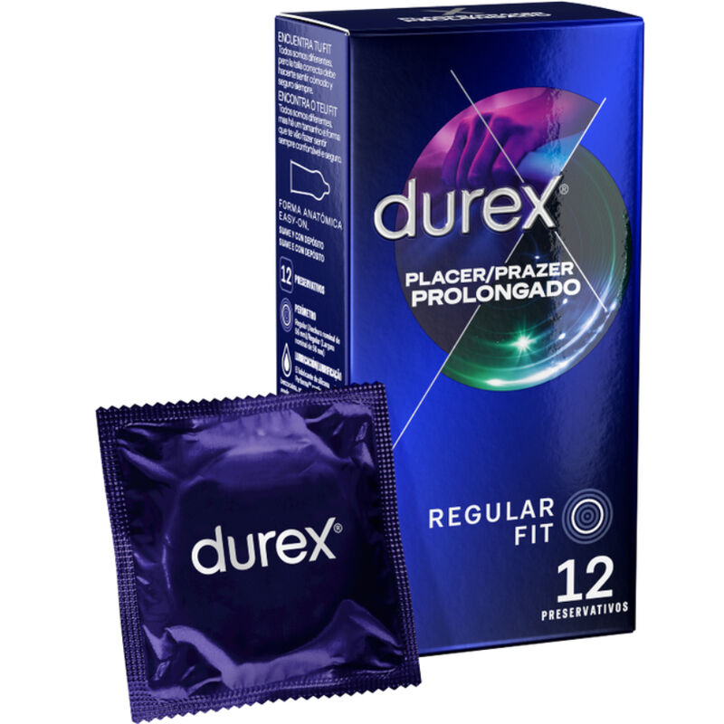 Imagen que nos facilita DUREX CONDOMS de su producto erótico DUREX - PLACER PROLONGADO RETARDANTE 12 UNIDADES para nuestra categoría "PRESERVATIVOS |Gama Placer Prolongado".