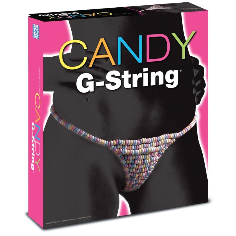 Imagen que nos facilita SPENCER & FLETWOOD de su producto erótico SPENCER & FLEETWOOD - TANGA MUJER CARAMELOS para nuestra categoría "MODA & LENCERÍA|Lencería comestible".