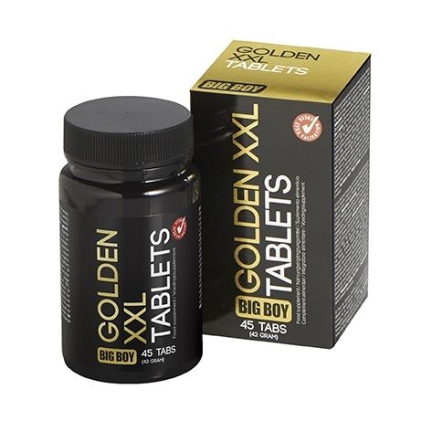 Imagen que nos facilita COBECO - BIG BOY de su producto erótico Big Boy Golden XXL – Complemento alimenticio para el bienestar masculino para nuestra categoría "DROGUERÍA |Complementos Alimenticios|Cápsulas para Hombres".