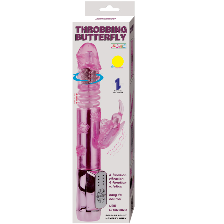 Imagen que nos facilita BAILE ROTATIONS de su producto erótico BAILE - U.S. RABBIT THROBBING MARIPOSA para nuestra categoría "JUGUETES BIENESTAR |Vibradores|Rotadores y vibradores".