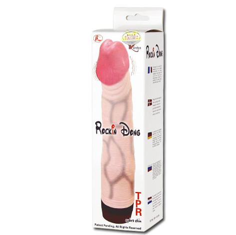 Imagen que nos facilita BAILE VIBRATORS de su producto erótico BAILE - ROCKIN DONG PENE CYBER SKIN I para nuestra categoría "JUGUETES BIENESTAR |Dildos sin Vibración|Penes realisticos".