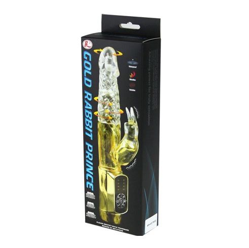Imagen que nos facilita BAILE ROTATIONS de su producto erótico BAILE - U.S. RABBIT GOLD PRINCE para nuestra categoría "JUGUETES BIENESTAR |Vibradores|Rotadores y vibradores".