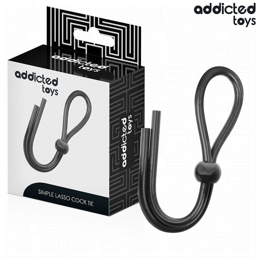 Imagen que nos facilita ADDICTED TOYS de su producto erótico ADDICTED TOYS - CUERDA SILICONA PARA EL PENE DE LAZO SIMPLE para nuestra categoría "JUGUETES BIENESTAR |Juguetes para Hombres|Accesorios para el pene|Anillos Pene|Anillos sin vibración".