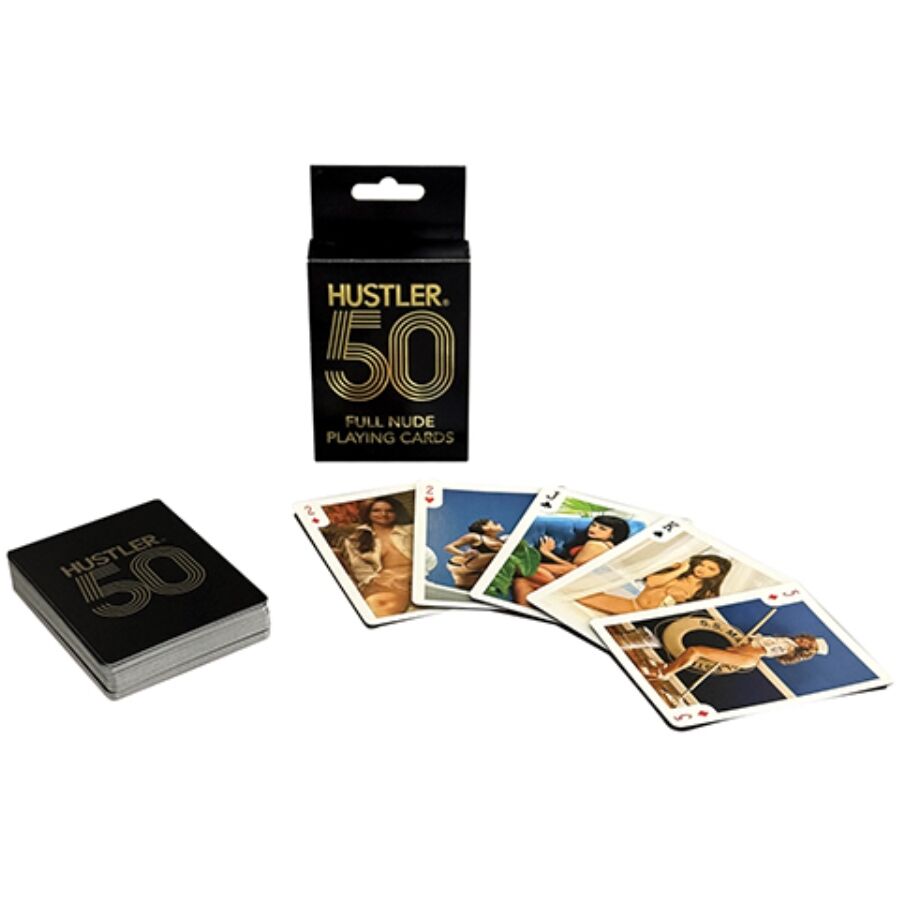 Imagen que nos facilita KHEPER GAMES de su producto erótico KHEPER GAMES - HUSTLER 50 JUEGO DE CARTAS AL DESNUDO para nuestra categoría "JUEGOS |Juegos de cartas".