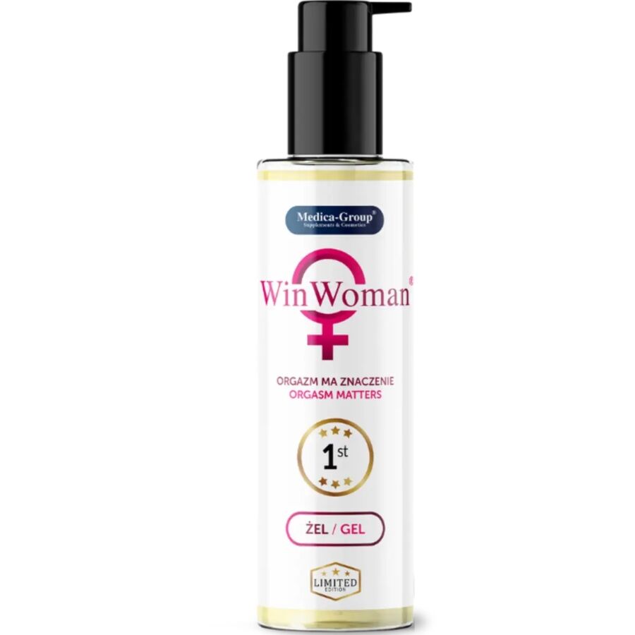 Imagen que nos facilita MEDICA GROUP de su producto erótico MEDICA GROUP - WIN WOMAN GEL ÍNTIMO FEMENINO 150 ML para nuestra categoría "DROGUERÍA |Estimulantes para Ellas|Intensificador Orgasmos".