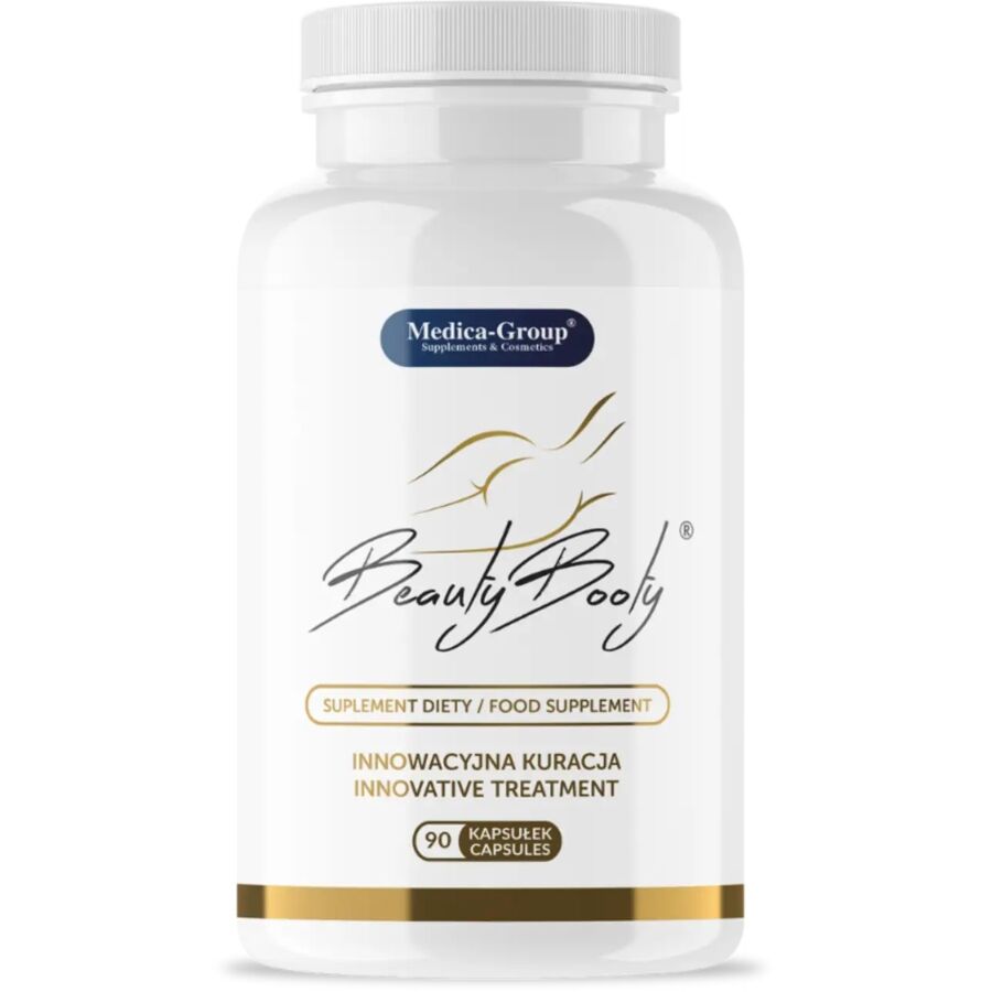 Imagen que nos facilita MEDICA GROUP de su producto erótico BeautyBooty – Complemento Alimenticio Natural para la Firmeza de los Glúteos y el Cuidado de la Piel para nuestra categoría "DROGUERÍA |Complementos Alimenticios|Cápsulas Unisex".