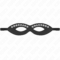 Imagen que nos facilita KINK MASKED ALLURE de su producto erótico KINK - ANTIFAZ PARA OJOS CON MINI REMACHES MODELO 1 20.5 x 5.5 CM para nuestra categoría "BDSM & BONDAGE |Bondage|Antifaces".