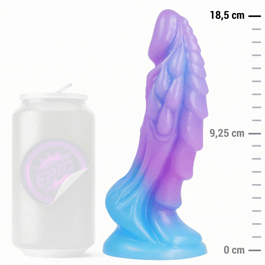 Imagen que nos facilita EPIC de su producto erótico EPIC - ZAFIRIA DILDO BRILLO LUNAR para nuestra categoría "JUGUETES BIENESTAR |Dildos sin Vibración".