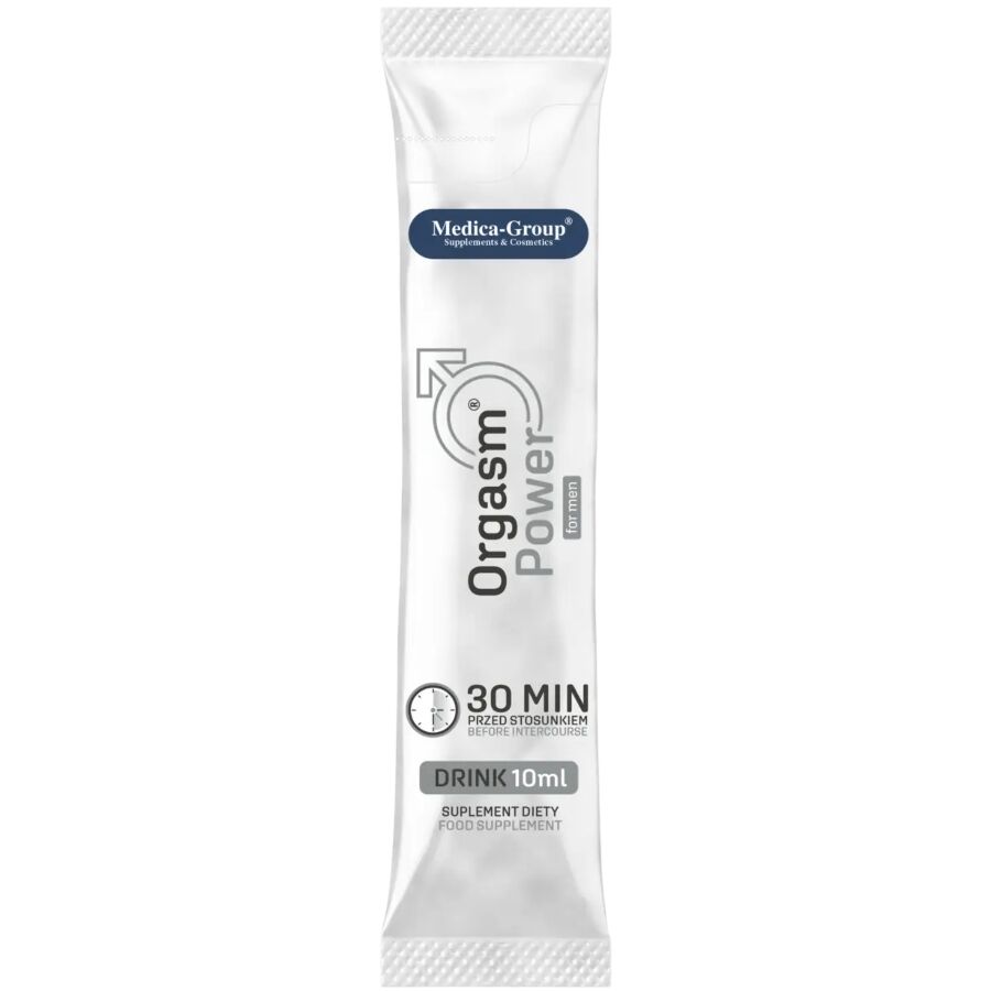 Imagen que nos facilita MEDICA GROUP de su producto erótico MEDICA GROUP - ORGASM POWER BEBIDA PARA HOMBRE 10 ML para nuestra categoría "DROGUERÍA |Estimulantes para Ellos|Aumento Erección".