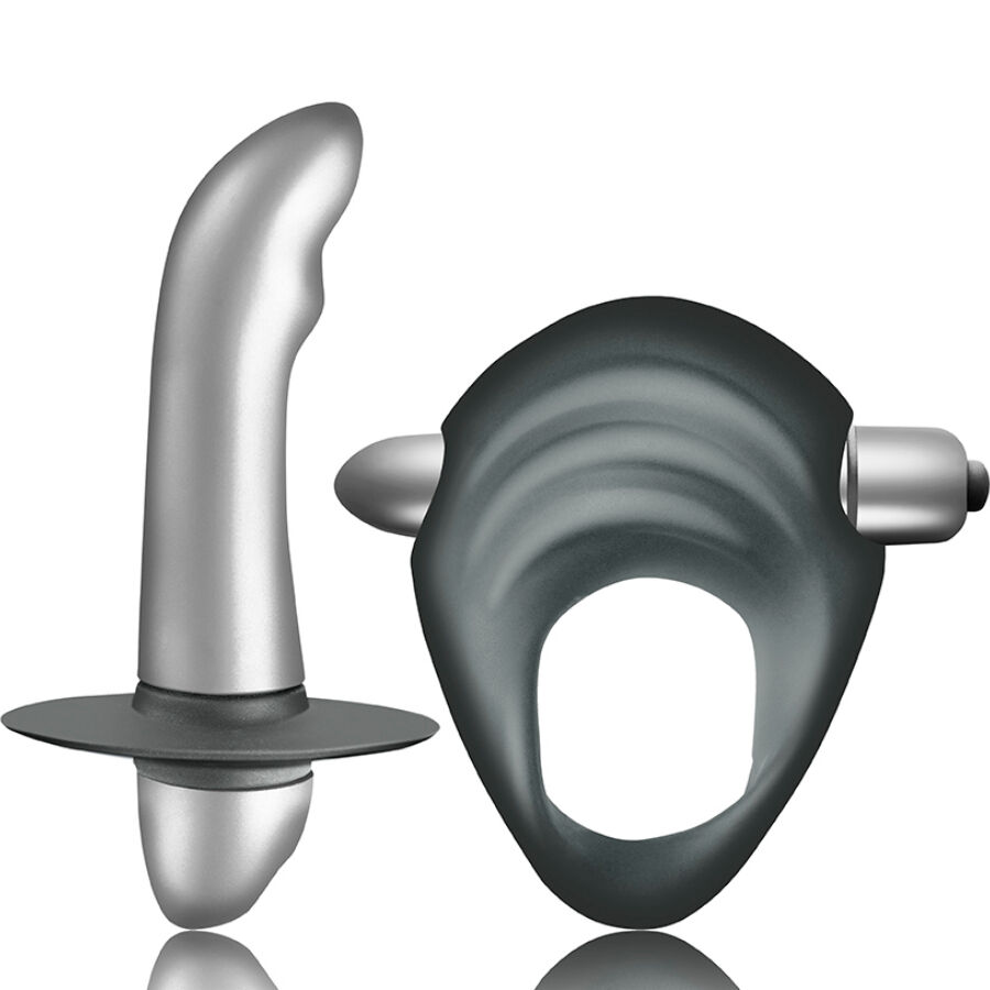 Imagen que nos facilita CLIMAXIMUM de su producto erótico CLIMAXIMUM - ENTICE KIT ANILLO PARA PENE + VIBRADOR PRÓSTATA PRINCIPIANTES para nuestra categoría "JUGUETES BIENESTAR |Kits juguetes sexuales".